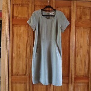 PART TWO Copenhagen light asparagus green S/S dress sz 14 woman's